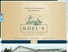 Tablet Screenshot of noelsfuneralhome.com